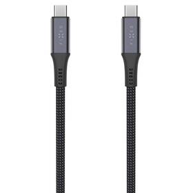 Kabel FIXED USB-C/USB-C, PD 3.1, 240W, 1,2 m šedá barva
