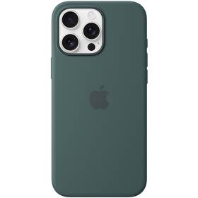 Apple iPhone 16 Pro Max Silicone Case s MagSafe - jezerně zelený