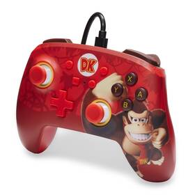 Gamepad PowerA Enhanced Wired Controller pro Nintendo Switch - Donkey Kong Flex černá barva
