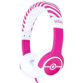 Sluchátka OTL Technologies Pokemon Pink Poke ball Children's (PK0842) růžová