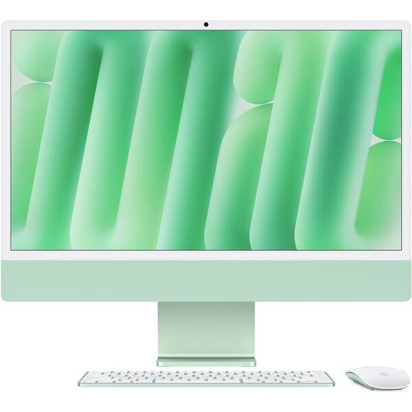 Počítač All In One Apple 24" M4 10× CPU 10× GPU, 24 GB, 512 GB - zelený CZ 
