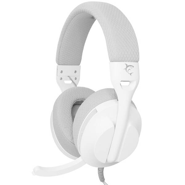 Headset White Shark PARROT pro PC, PS4/PS5, Xbox, Mac bílá barva
