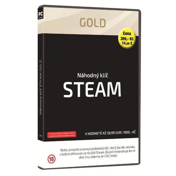 Hra CENEGA Steam Gold náhodný klíč k PC hře 
