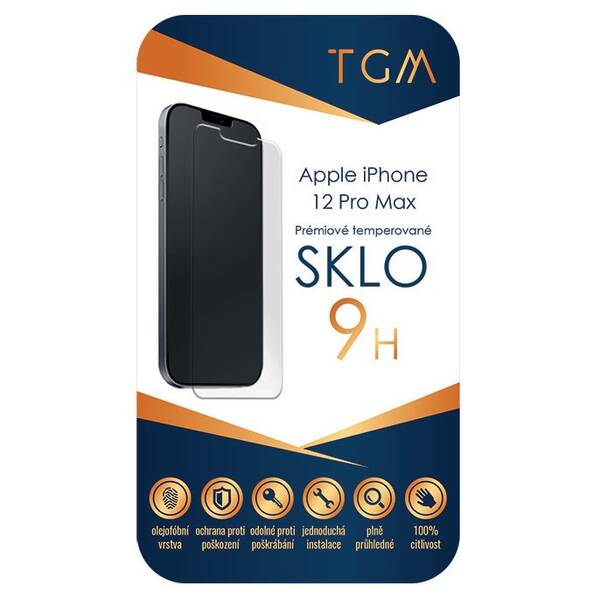 Tvrzené sklo TGM na Apple iPhone 12 Pro Max 
