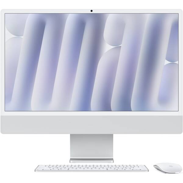 Počítač All In One Apple 24" CTO M4 8× CPU 8× GPU, 16 GB, 1 TB - stříbrný CZ 
