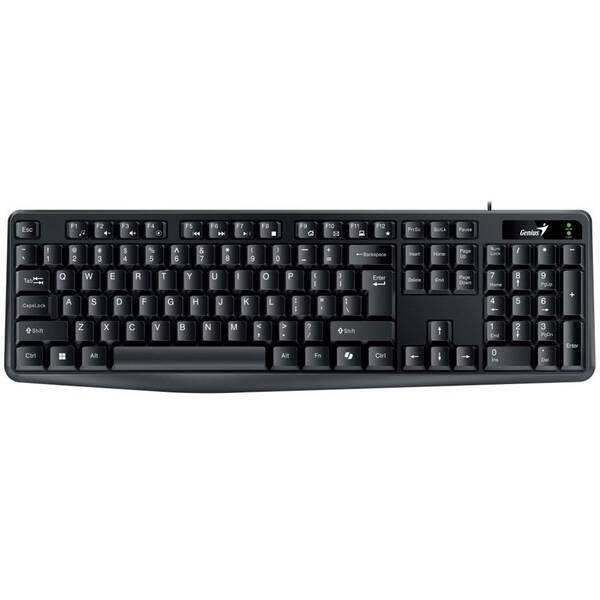 Klávesnice Genius KB-117, drátová, copilot, USB, CZ+SK layout černá barva
