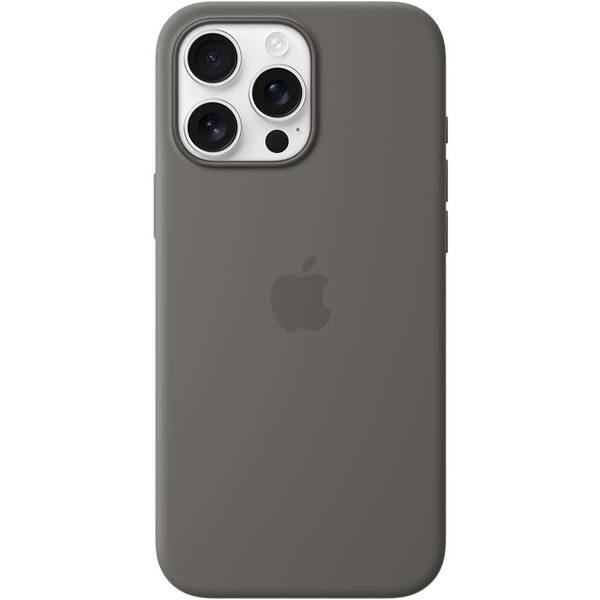 Kryt na mobil Apple iPhone 16 Pro Max Silicone Case s MagSafe - skálově šedý 
