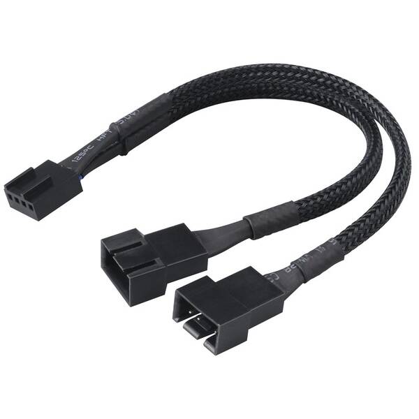 Rozbočovač AKASA PWM FAN Splitter 15cm 
