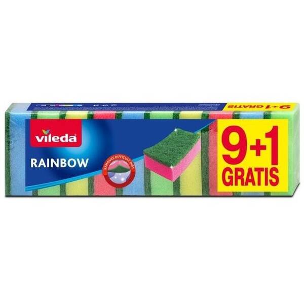 Houbička Vileda Rainbow, 9+1 ks (146920) 
