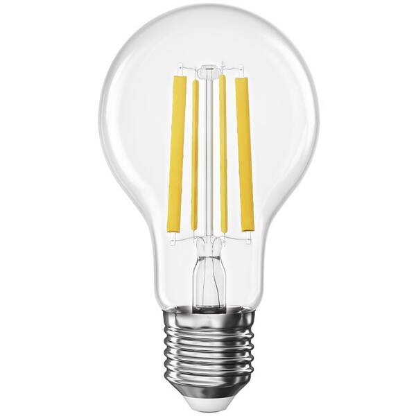 Žárovka LED EMOS Filament A60, 10,5 W, E27, teplá bílá 
