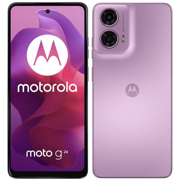 Mobilní telefon Motorola Moto G24 4 GB / 128 GB fialová barva
