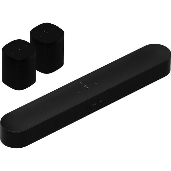 Soundbar SONOS BEAM 2 + repro SONOS One SL černá barva
