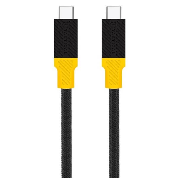 Kabel Tactical BlackBird USB4, USB-C/USB-C, 1m černá barva
