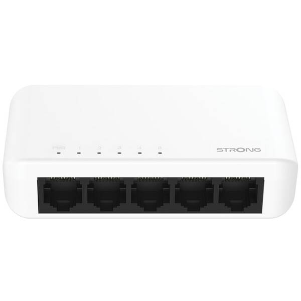 Switch Strong SW5000P 5-Port Gigabit bílá barva
