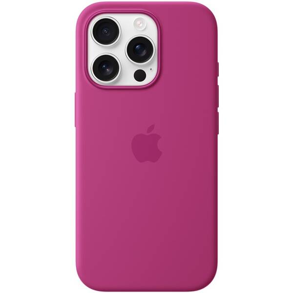 Kryt na mobil Apple iPhone 16 Pro Silicone Case s MagSafe - fuchsiový 
