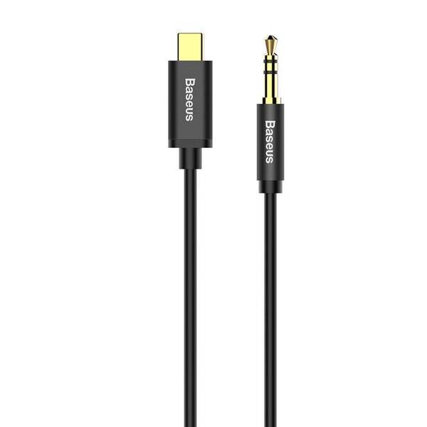 Kabel Baseus Yiven Series USB-C/3,5mm Jack 1,2m černá barva
