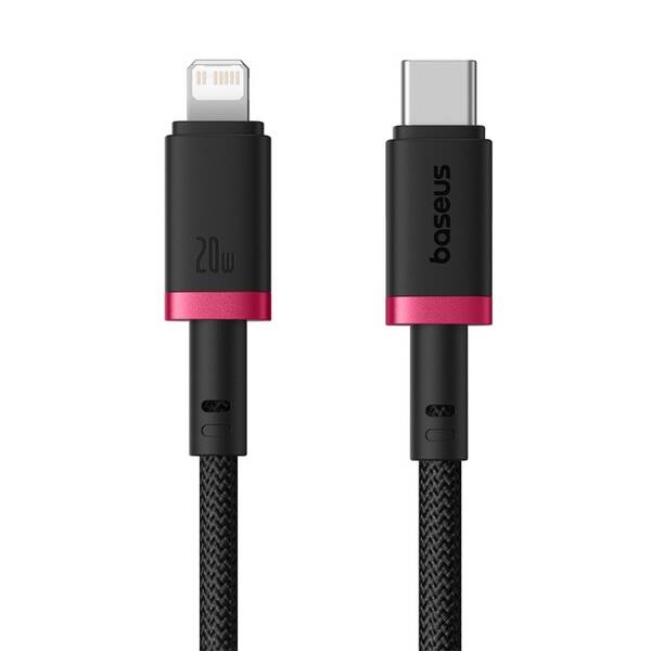 Kabel Baseus Dura USB-C/Lightning, 20W, 2m černá barva
