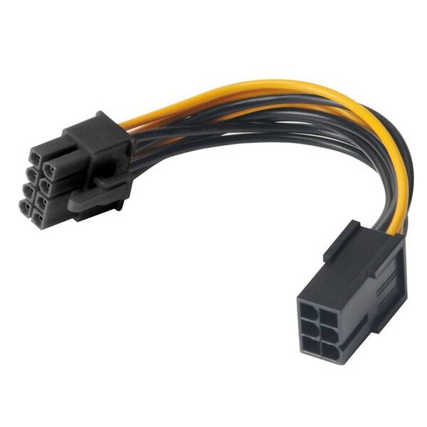 Redukce AKASA PCIe 6pin to PCIe2.0 8pin adapter 
