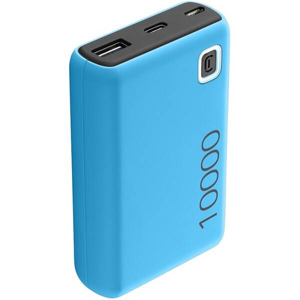 Powerbank CellularLine Essence 10 000 mAh modrá barva
