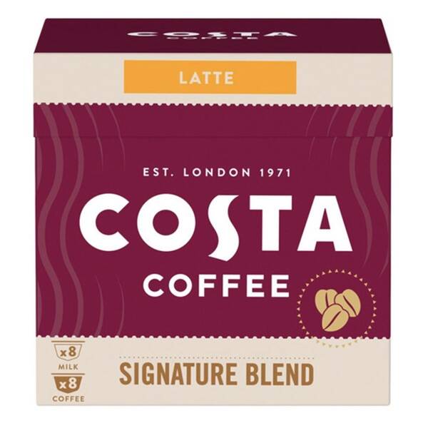 Kapsle pro espressa Costa Coffee NDG S.BLEND LATTE 
