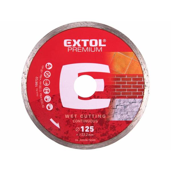 Kotouč diamantový Extol Premium 108732 125x22,2x2mm 
