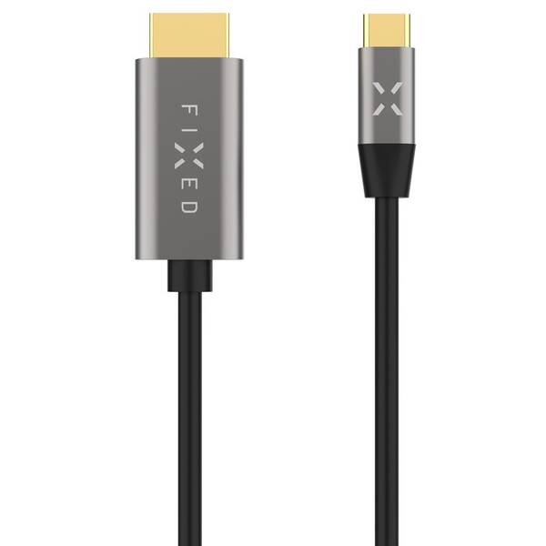 Kabel FIXED USB-C/HDMI 2.0 4K60Hz, 2m černá barva
