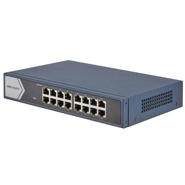 Switch Hikvision DS-3E0516-E(B) modrá barva
