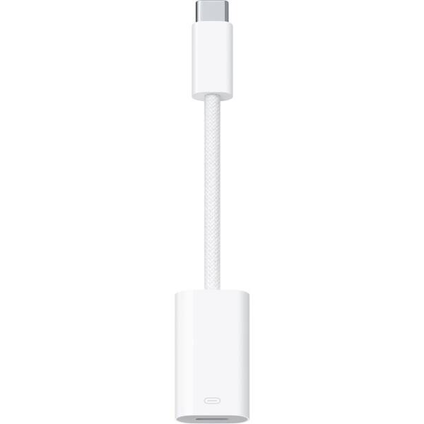 Redukce Apple USB-C / Lightning bílá barva
