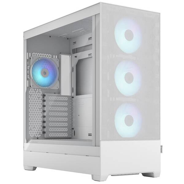 Case FRACTAL DESIGN RGB Tempered Glass Clear Tint bílá barva
