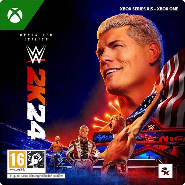  Take 2 Xbox WWE 2K24 (Cross-Gen) - elektronická licence 
