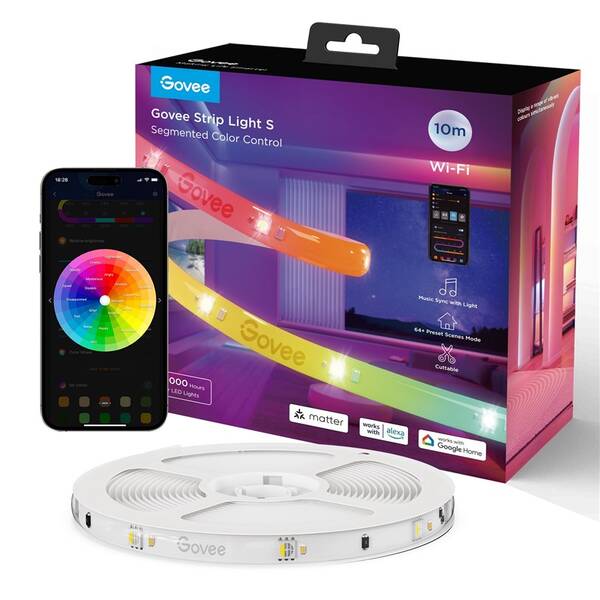 LED pásek Govee Smart PRO LED, RGBICW, 10m (Matter) 
