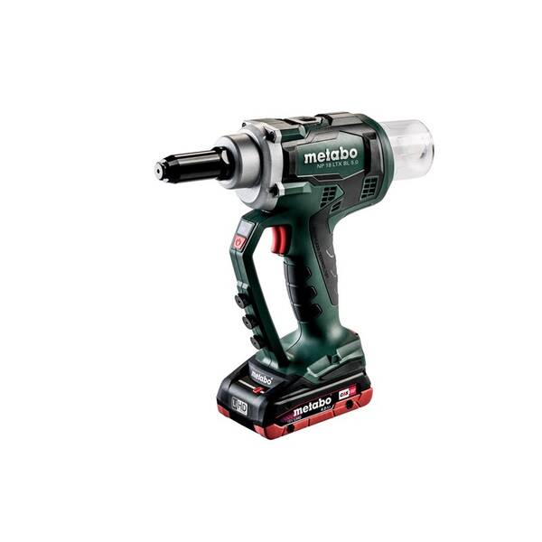 Pistole nýtovací Metabo 619002800 NP18 LTX BL 5.0 (s baterií) 
