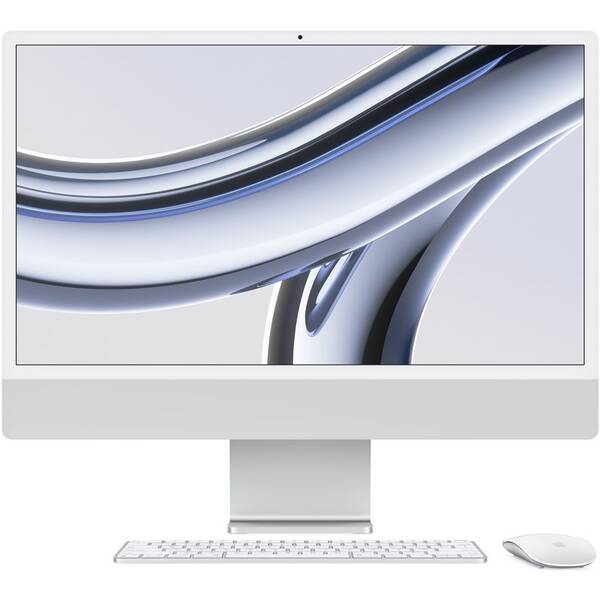 Počítač All In One Apple iMac 24" M3 8-CPU 10-GPU, 256GB - Silver CZ 
