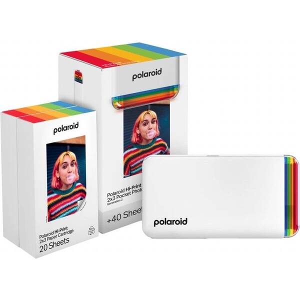 Fototiskárna Polaroid Hi-Print Gen 2 E-box bílá barva
