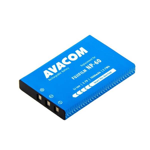 Baterie Avacom Fujifilm NP-60, Li-Ion 3.7V 1000mAh 3.7Wh 
