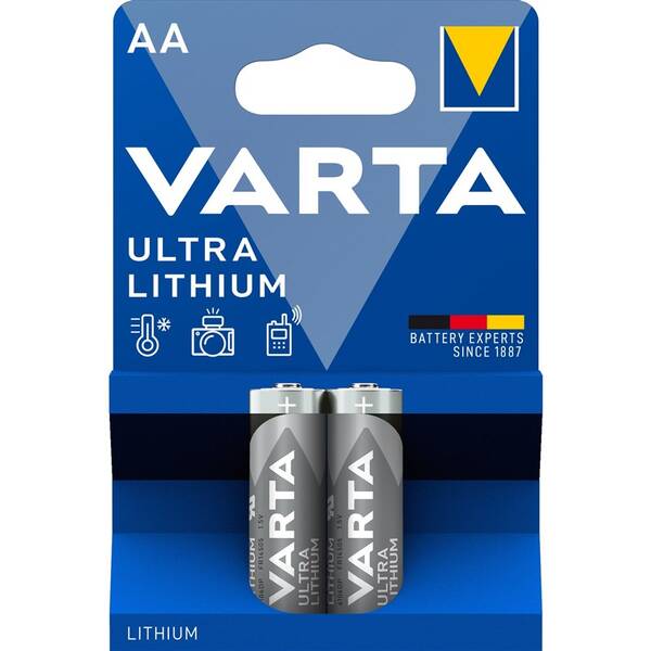 Baterie lithiová Varta Professional AA, FR06, blistr 2ks 
