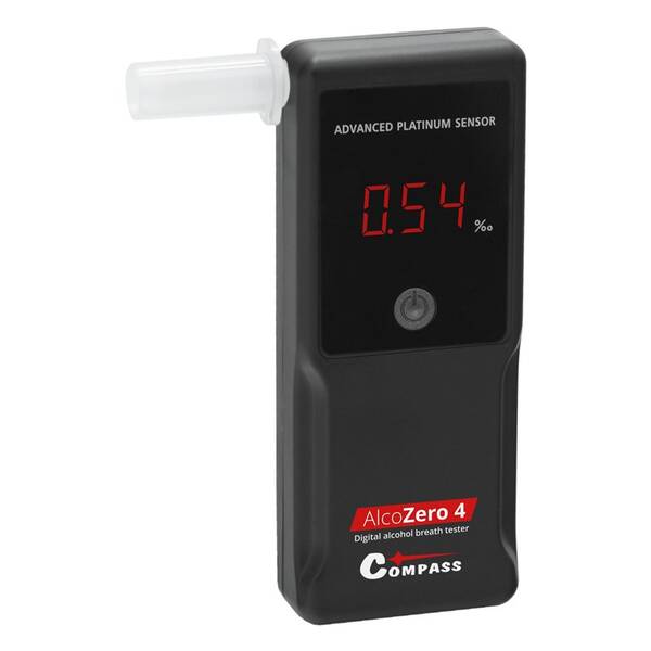 Alkoholtester Compass AlcoZero4 černá barva
