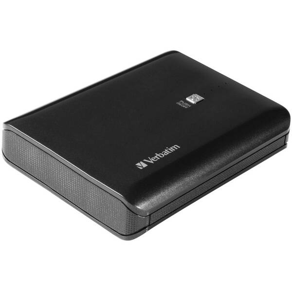 Powerbank Verbatim 1x USB / 10400 mAh černá barva
