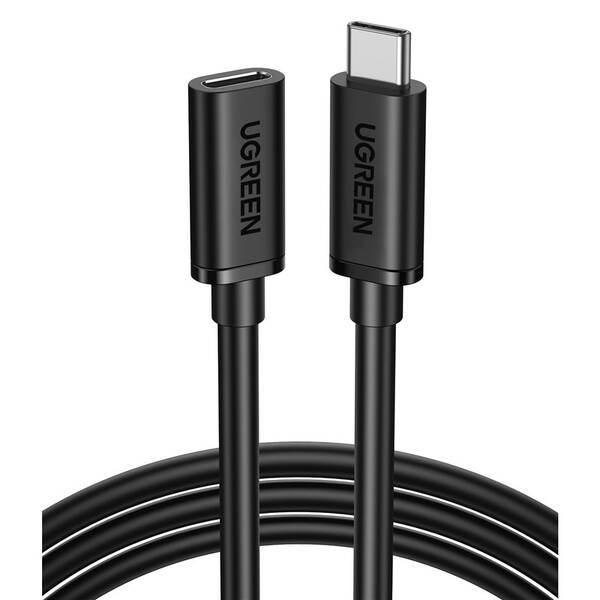 Kabel UGREEN USB-C, prodlužovací, 0,5m černá barva
