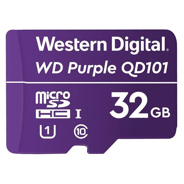 Paměťová karta Western Digital Purple microSDHC 32GB UHS-I U1 
