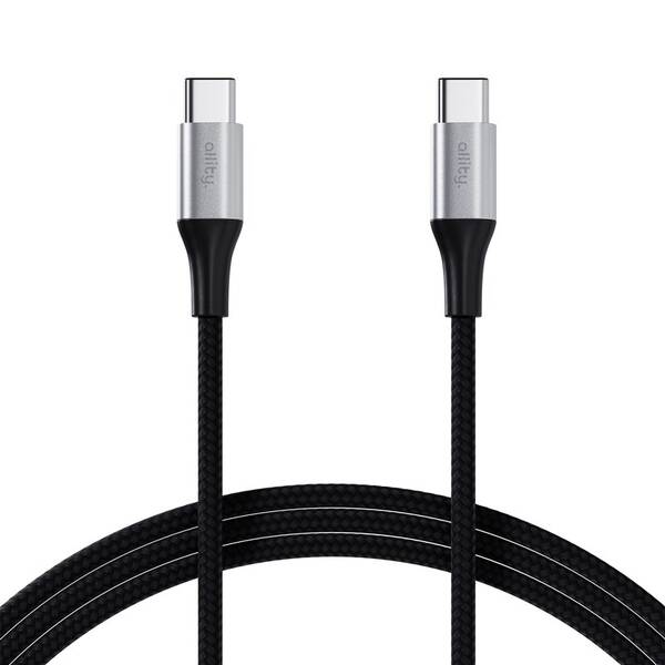 Kabel Allity AUC-01, 100W, USB-C/USB-C, 1m černá barva
