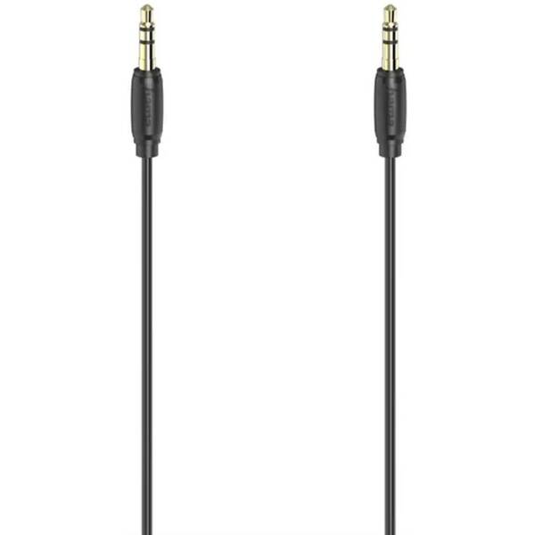 Kabel Hama audio, Jack 3,5mm, 0,5m černá barva
