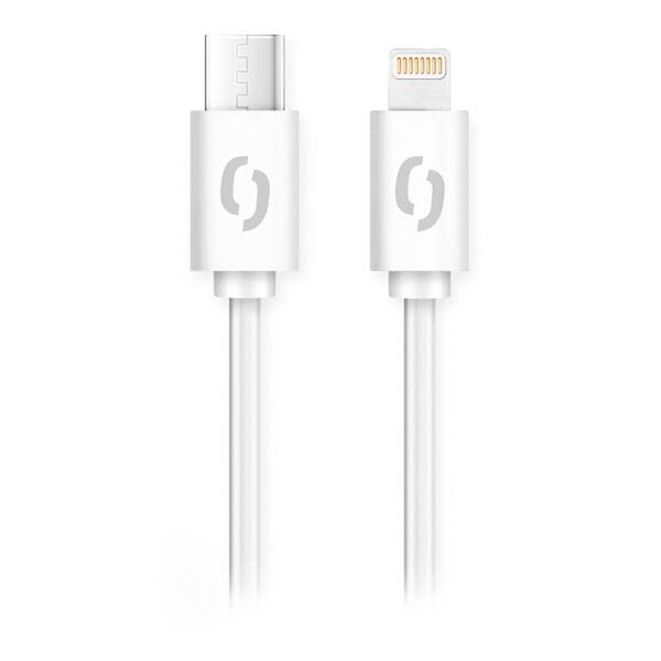 Kabel Aligator Power USB-C/Lightning, 3A, 1m bílá barva
