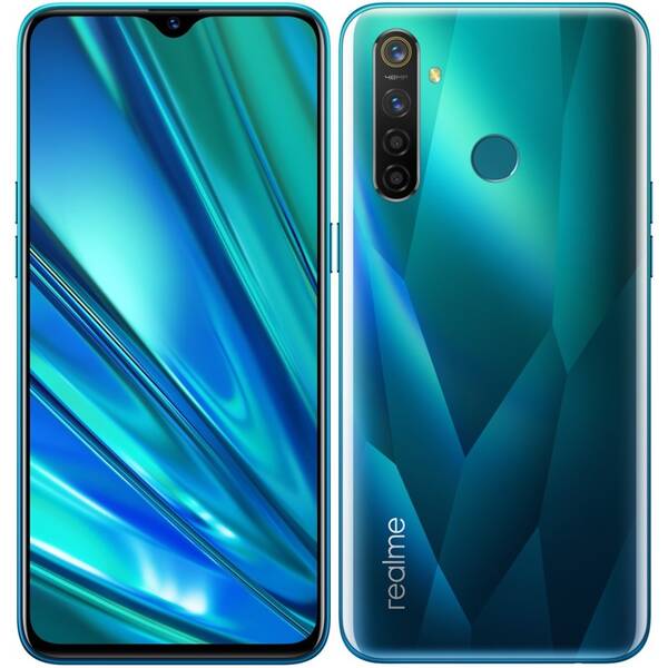 Mobilní telefon realme 5 Pro 8GB/128GB Dual SIM zelená barva
