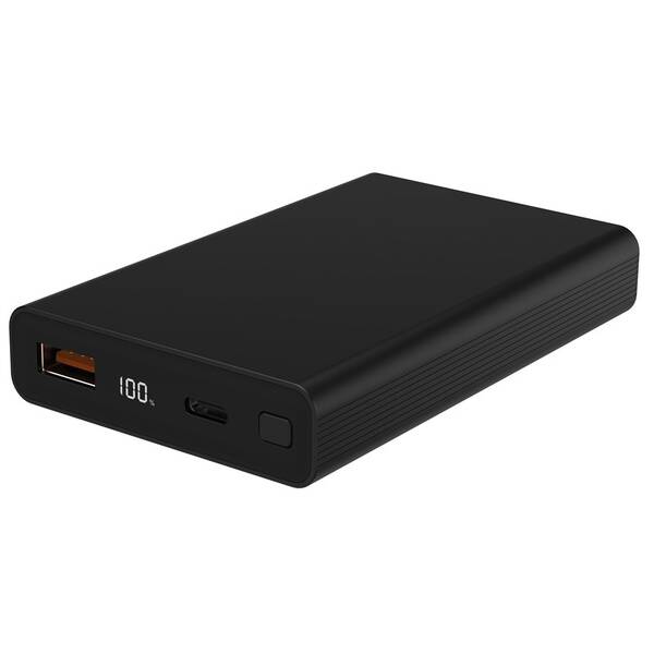 Powerbank WG 10000 mAh, PD USB-C 20W, USB-A 22.5W černá barva
