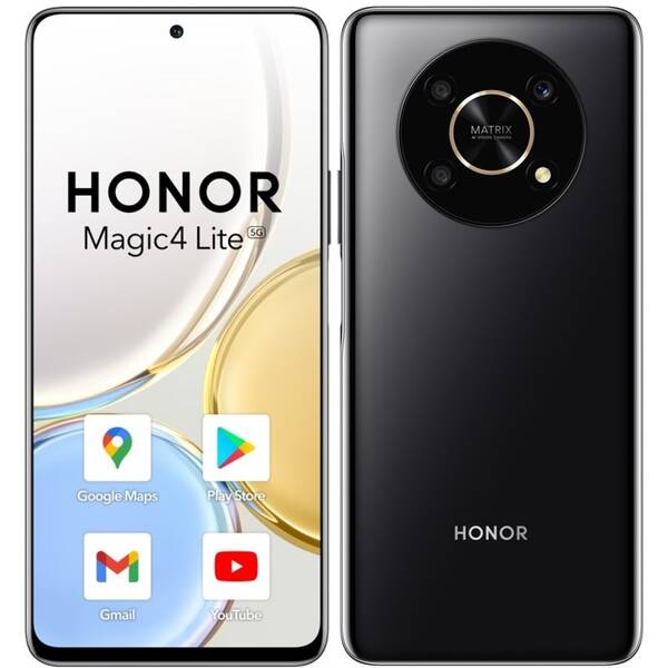 Mobilní telefon HONOR Magic4 Lite 5G černá barva
