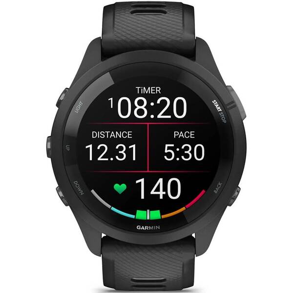 Chytré hodinky Garmin Forerunner 265 - Black/Powder Gray 
