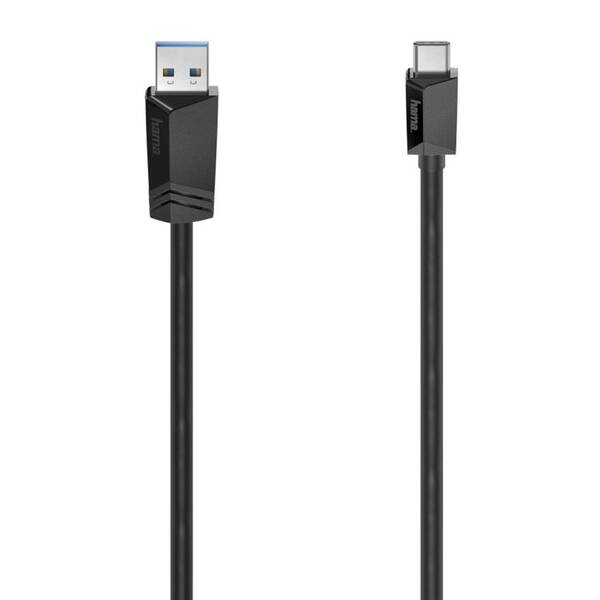 Kabel Hama USB/USB-C, 1m černá barva
