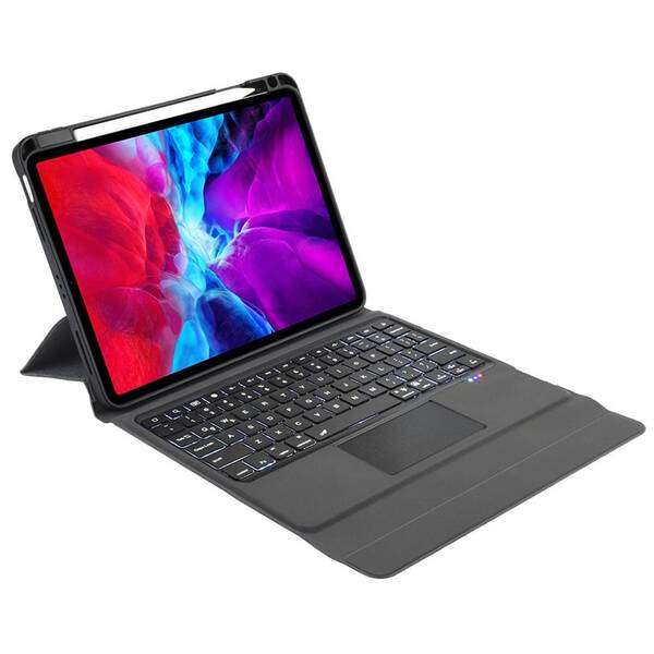 Pouzdro na tablet s klávesnicí COTECi na Apple iPad 10,2" (2019/2020/2021), Apple iPad Air 10.5" (2019) CZ černá barva
