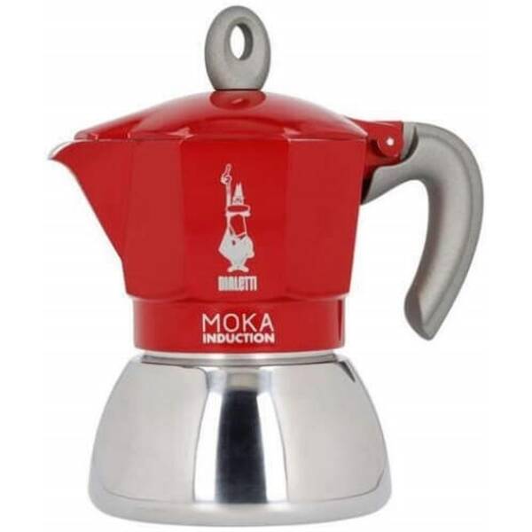 Moka konvice BIALETTI MOKA INDUCTION RED 
